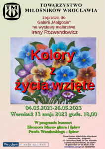 Plakat kolory z życia wzięte